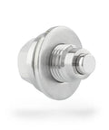 Magnetic Engine Oil Drain Plug M12 X 1.25MM Stainless Steel Fits Infiniti, Lexus, Nissan, Toyota With Aluminum Crush Washer DP006