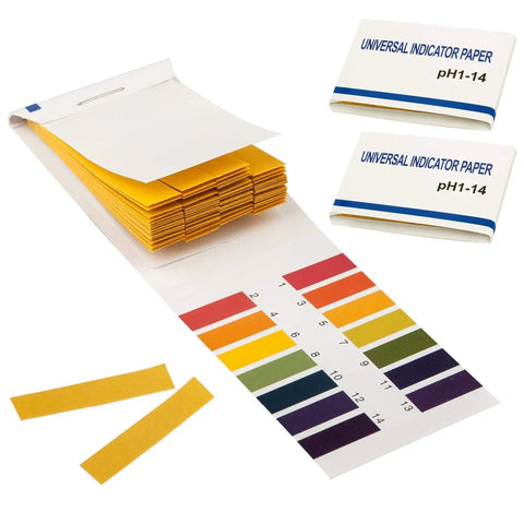 All In One 160 Strips pH Test Paper Kit 1 To 14 Color Coded Litmus Strips For Water Cosmetics And Soil With Control Card