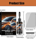 Chip And Crack Windshield Repair Kit With Quick Fix Resin For Chips And Cracks, 2026 Universal Glass Repair Kit components