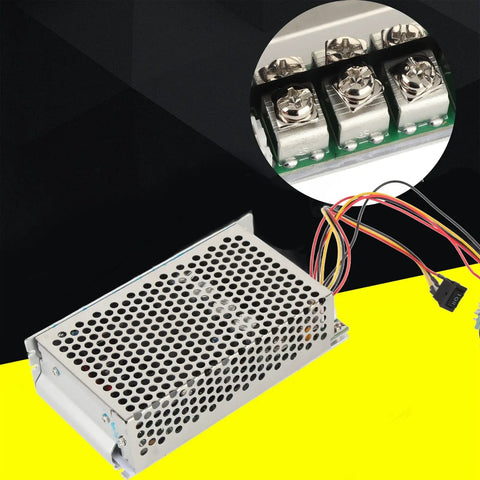 DC Motor Speed Controller 10-50V 100A Peak 5000W PWM Regulator For DC Brush Motors And Lamps with cables and components