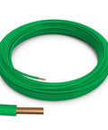 10 AWG Solid Copper THHN THWN Ground Wire Insulated Green 50 Ft Heavy Duty Copper Conductor For Electrical Grounding In Residential Commercial Industrial Wiring Indoor Outdoor Use