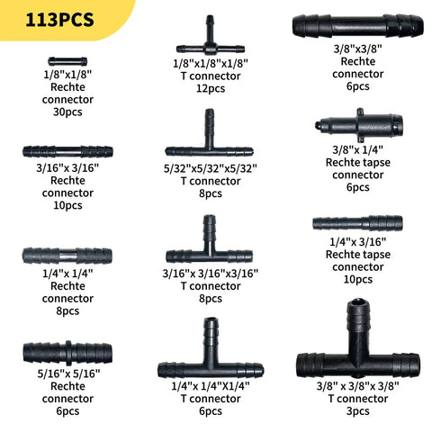 Matte Black Silicone Vacuum Hose Kit 10 Ft With 6 Pieces And 12 Sizes Includes All The Right Sizes For Vacuum Lines connectors view