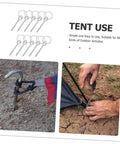 10 Pack Galvanized Tent Pole Connectors For Quick Setup And Lightweight Repair Camping Must Haves For Hiking And Outdoor Adventures