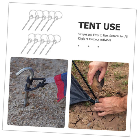 10 Pack Galvanized Tent Pole Connectors For Quick Setup And Lightweight Repair Camping Must Haves For Hiking And Outdoor Adventures