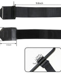 UTV Windshield Mount Clamps Straps Kit 4 Pack Fits 1 To 2 Inch Roll Bars Front Windshield Mounts With Adjustable Straps