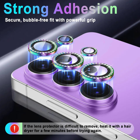 Galaxy S26 Ultra Camera Lens Protector 9H Hardened Glass With Ultra Thin Design And Aluminum Ring Metal Lens Cover