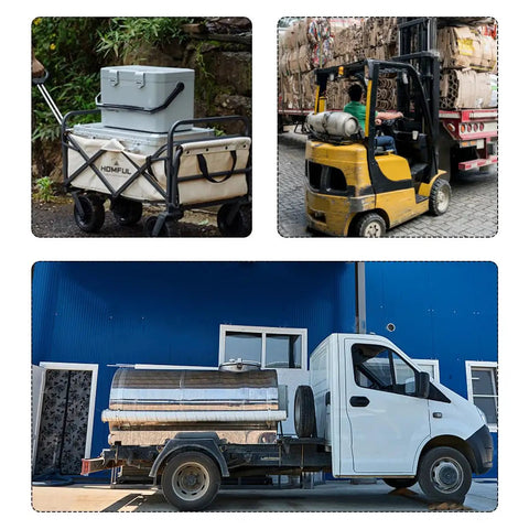Tough As Nails Stake Pocket Brackets Plug Into Flatbed Trailer Tie Down Anchors And 8 Pack Of Solid Steel Hardware on a utility truck.