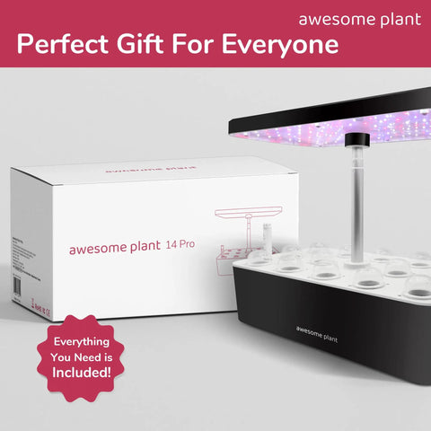 Dope Indoor Hydroponics Growing System Kit For 14 Pods With 5L Water Tank, LED Grow Light, Adjustable Height Up To 18.7 Inches package