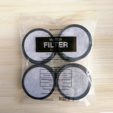 24 Pack Replacement Charcoal Water Filter Discs For Coffee Makers And Brewers, Removes Chlorine, Odors, Calcium, And Impurities To Deliver Rich, Smooth Brew Every Time