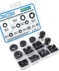 Ultimate 630Pcs Quick Lock Internal Tooth Star Washers Set 9 Sizes From M2 To M12 in open labeled box