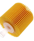 Close-up of single oil filter from the Oil Filter Kit 10 Pack 04152-YZZA3 With Oil Drain Gasket For Toyota And Lexus