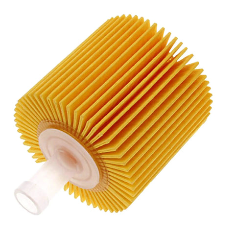 Close-up of single oil filter from the Oil Filter Kit 10 Pack 04152-YZZA3 With Oil Drain Gasket For Toyota And Lexus
