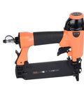 Lightweight 18 Gauge Pneumatic Brad Nailer For Cabinetry And Finish Work, Drives Nails From Three Eighths Inch To Two Inches