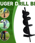 Beefy Heavy Duty Garden Auger Drill Bit 6 By 31.5 Inches Spiral Earth Auger For Post Holes Umbrella Holes And Landscaping display