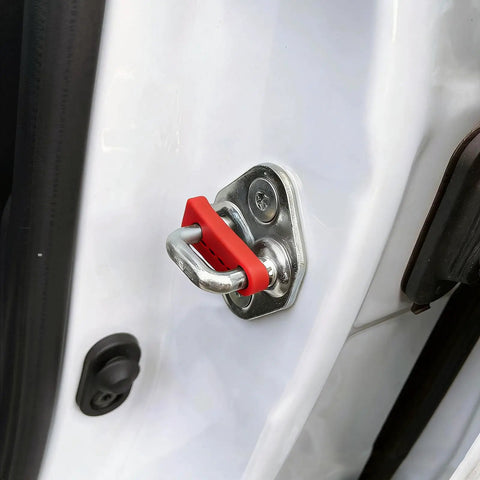 Heavy Duty Car Door Damper Buffer Sound Deadener Seal To Knock Out Annoying Rattles And Mute Road Vibrations With Premium Thick Rubber on door.