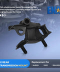 Rear transmission mount for Six Piece Drop In Engine And Transmission Mount Set For Honda Accord 2003 2004 2005 2006 2007 2.4L