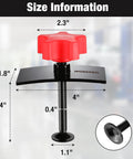 Brake Pad Spreader And Caliper Tool For Cars And Light Trucks With 360 Degree Swivel Joint Piston Compressor with size dimensions