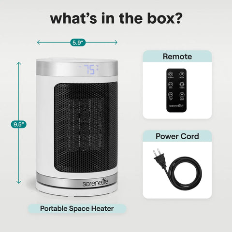 Smart 1500W Space Heater With WiFi Thermostat Remote And 12 Hour Timer Delivers Fast Even Indoor Heat For Living Rooms And Offices