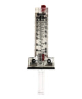 Professional Series Flowmeter For 2.5 Inch Pipe Outdoor Ready With Dual GPM And LPM Scales On Both Sides Flow Range 60 To 240 GPM