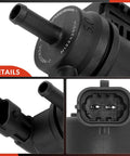 Close-up of EVAP Vapor Canister Purge Solenoid Valve Compatible With Hyundai Accent Santa Fe Genesis Tucson Kia models.