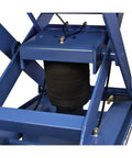 Close-up of EZ Loader Automatic Pallet Positioner with 43 Inch Rotating Top and Auto Height Adjustment mechanism.