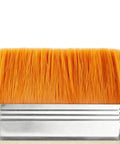 Close-up of Stain Applicator Set With Nylon Bristle Filaments, focusing on brush tip and metal ferrule for furniture coating