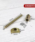 Lock It Down With These Heavy Duty Cam Lock Fittings Four In One Connectors featuring M8 threaded fasteners and nuts.