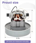Beefy Replacement Vacuum Motor For Super Coach Pro 10 And Pro 6, Compatible With ProVac FS 6 And 107303 Cooling Fan, 5.7x5.11in