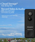 2K Video Doorbell With Chime And Rechargeable Battery, Dope Smart Security Camera with cloud storage offer and microSD support