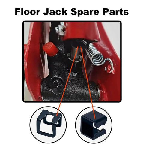 Hoop Claw Clamp Clips For Your 2 Ton Hydraulic Floor Jacks Replacement Parts Kit Black 9mm And 11mm Clips Universal Fit Durable Heavy Duty