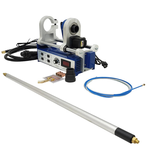 Heavy Hitter Portable Line Boring Machine For Diesel Engine Machining 110V Hole Drilling with control panel and accessories.