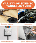 Rubber Grommets Kit 280 Piece Assortment for Wiring Automotive Firewall Sheet Metal and Hardware Repair in Eight Sizes.