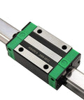 Industrial Grade Linear Guide Kit For CNC Machines And 3D Printers With Slider, Smooth Orbital Motion System, Stainless Steel Rails For Precise Cutting And Engraving, Workhorse Build, Low Backlash, Long Stroke, Easy Assembly, stainless steel rail block
