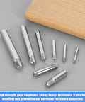 48 Piece M4 Slotted Cylindrical Pin Kit With Stainless Steel Dowel Pins In 6, 10, 16, 20, 25, 30mm Lengths Built Tough For Furniture