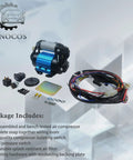 12V On-Board High-Performance Air Compressor for Tire Inflation with wiring and components