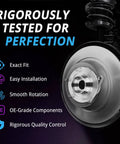 Single Hub Assembly Front or Rear Replacement for 2001-2005 Pontiac Aztek Montana, wheel hub shown with fit features and specifications