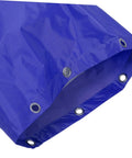 Heavy Duty Janitorial Cart Bag For Cleaning Crew Spacious Canvas Organizer For Housekeeping Gardens And Factories Replacement Bag Built Tough Interior Storage And Reusable Design blue canvas bag with metal grommets