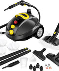 Multipurpose Steam Cleaner For Home Use With 275F High Temperature, 20 Accessories, 13 Ft Cord, 5 Minute Heat Up, 5 Bar Steam Power
