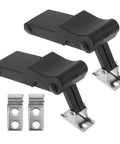 Super Durable Flexible Rubber And Stainless Steel Draw Latch Replacement 2 Pack with concealed install for coolers, featuring rubber and stainless steel parts.