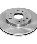 Front Vented Brake Rotor For Superior Cooling And Smooth Stopping, With Non Directional Swirl Finish, Hub Centric Chamfer