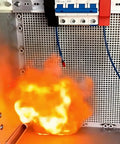 No Fear Panel Fires Auto Trigger Red Safety Gear Heat Beater Flame Nuker Zero Worries Quick Cool Down Tech for Electric Boards during fire.