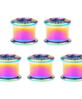 Top Shelf Grade 5 Titanium Chainring Bolts For Mountain And Road Bikes Badass M8x6Millimeter Double Crankset Fasteners set of 5