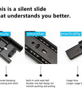Tough As Nails Heavy Duty Drawer Slides For Cabinets And Dressers With Full Extension Ball Bearing Side Mount Rails 8 To 18 Inch