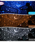 Epic Kids Star Projector Night Light With Three Color LED Bulbs And Six Modes Starry Sky Sea World Constellations projection