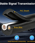 Premium Rig Ready Wheel Abs Speed Sensor Harness Built Legit For Volvo Freightliner Mack Paccar Peterbilt Kenworth And Navistar PVC sheath with brass wire