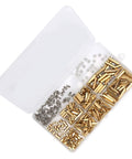 Brass M3 Hex Standoff Spacer Kit 300 Piece Screw Set For Motherboards, Electronics Enclosures, 3D Printers And DIY Projects Tarnish Resistant Zinc Plated Hardware Includes 5mm To 20mm Length Variants in organizer case