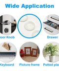 300 Pack Clear Cabinet Bumpers Self Adhesive Rubber Stopper Pads Silent Drawer Cushions for kitchen cupboards and more.