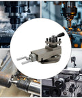 Upgraded At300 Lathe Tool Post Assembly Boasting Rock Solid Construction With Sweet 10 Second Quick Change Action And Flawless 360 Degree Rotating Table