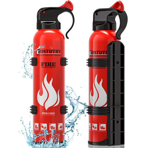 8-In-1 Fire Extinguisher For Home Car Boat And Kitchen Portable Mountable Spray With Class A B C K Fire Coverage Non-Toxic Formula Prevents Reignition