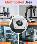 0.9 Degree Nema 17 Stepper Motor 2 Phase Beefy High Torque 0.42 Nm Bipolar 3.0 Ohm 1.3 A 47 mm Body for 3D Printer CNC Robot